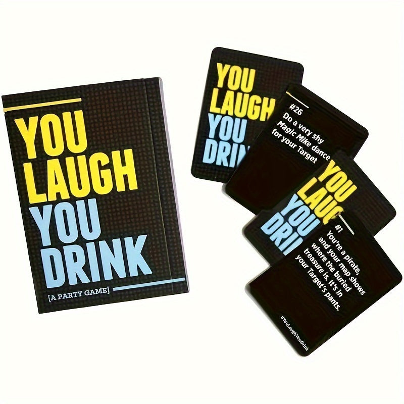 You Laugh, You Drink – The Ultimate Fun Drinking Game for Couples