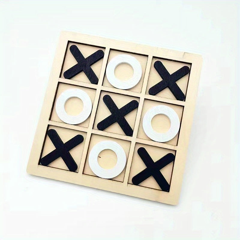 Wooden XO Double Game Board – Classic Fun for All Ages!