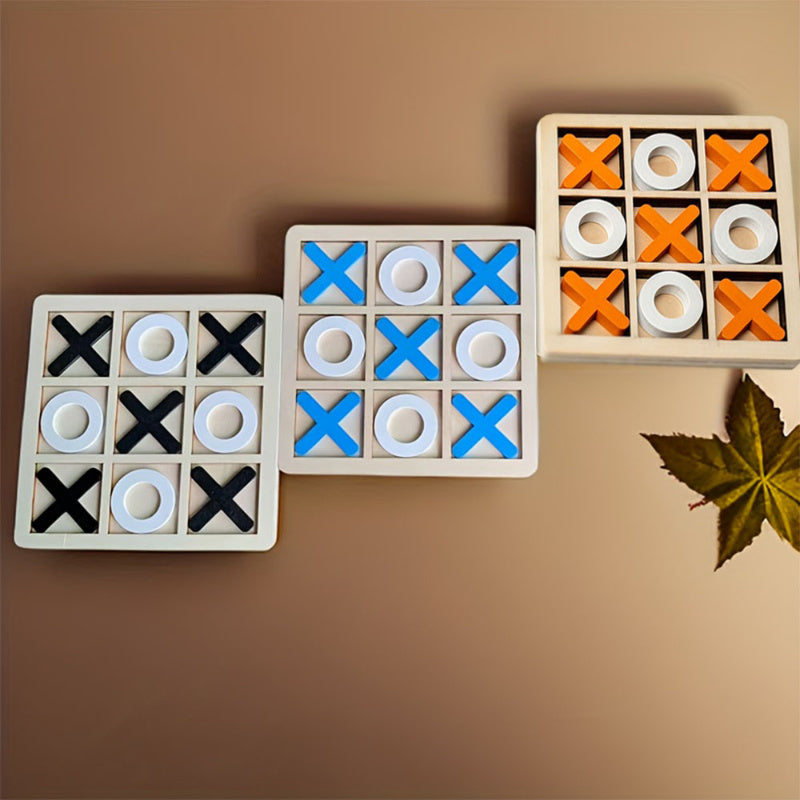 Wooden XO Double Game Board – Classic Fun for All Ages!