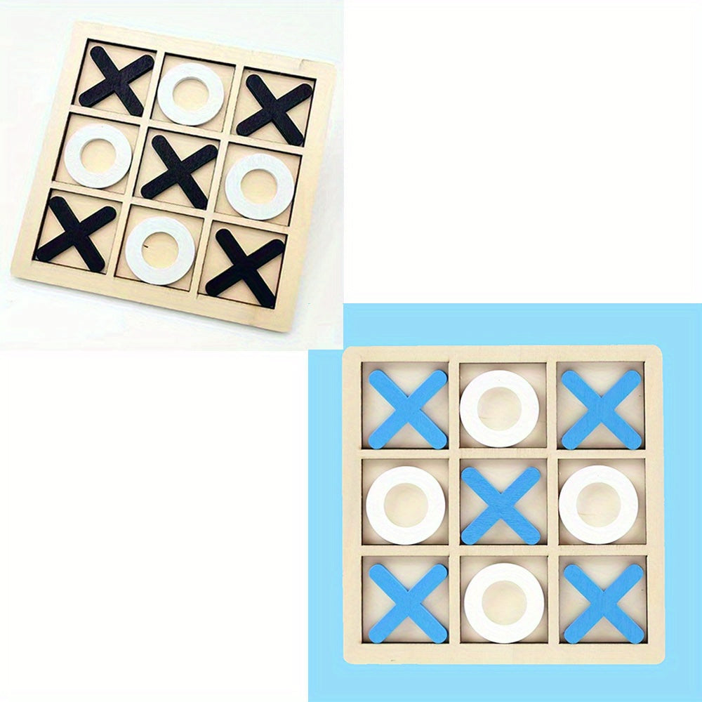 Wooden XO Double Game Board – Classic Fun for All Ages!